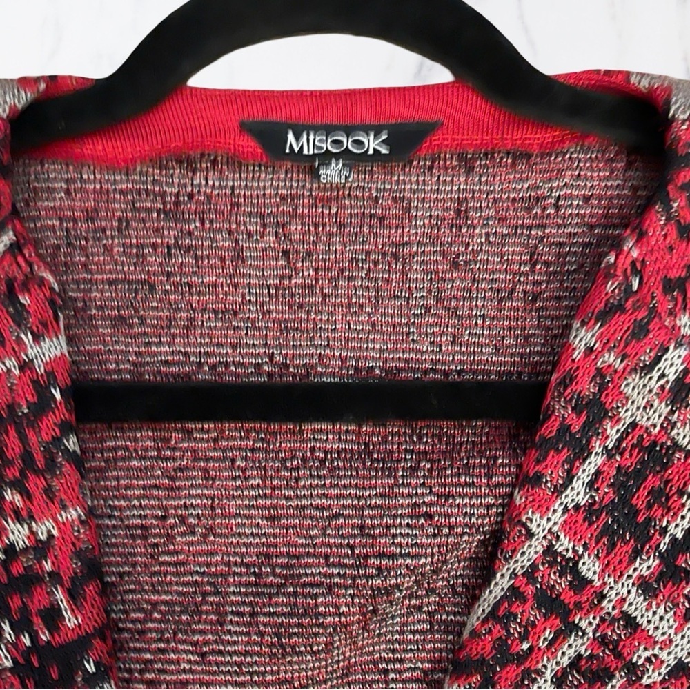 Misook Tweed Textured Plaid Jacket with Fringe Trim - Picture 11 of 12